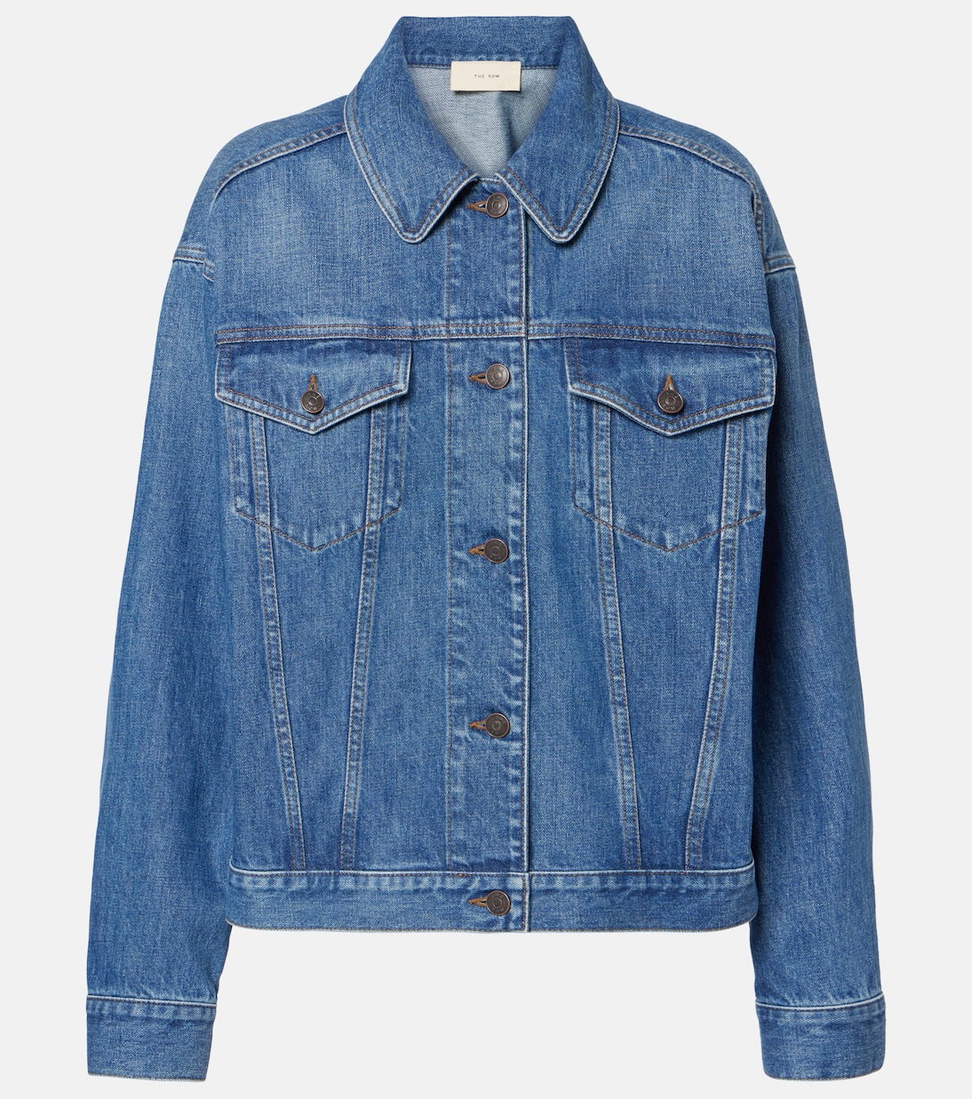 

Джинсовая куртка Sebilia The Row, Washed Blue