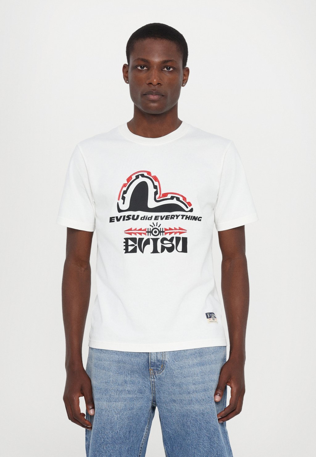 

Футболка с принтом SEAGULL TEE Evisu, белый