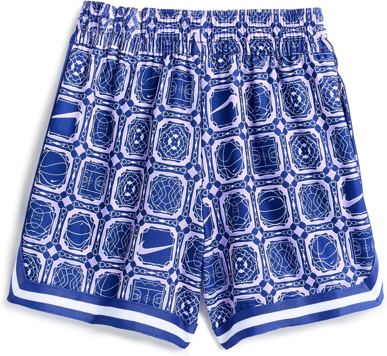 Шорты Nike Kids DNA Dri-FIT 5" Patterned Basketball Shorts, цвет Deep Night/White — фото 2