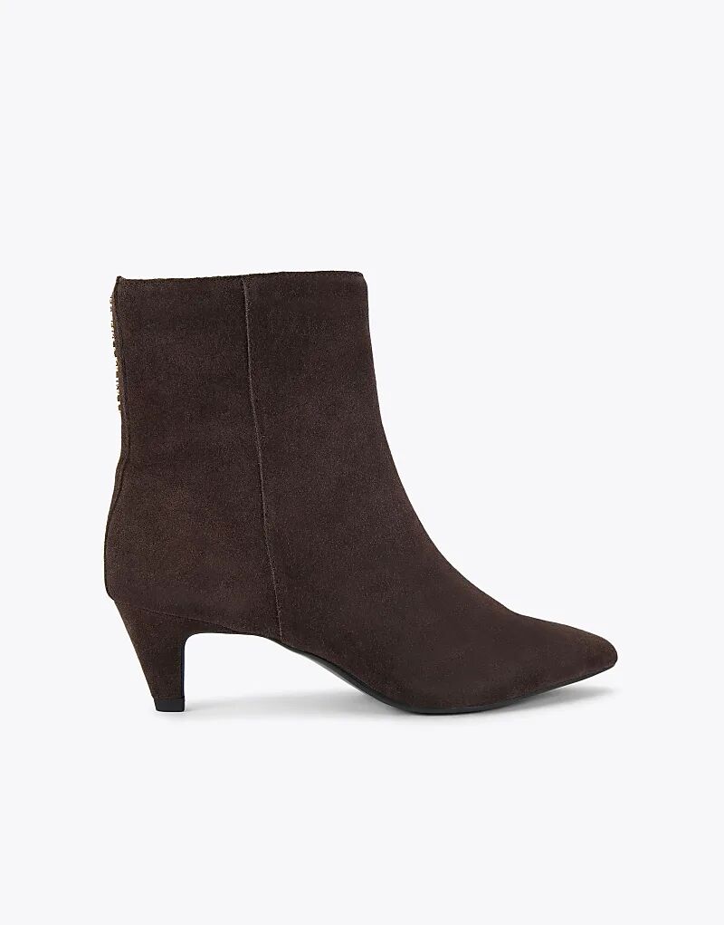Низкие ботильоны KG Kurt Geiger Tansy из коричневой замши
