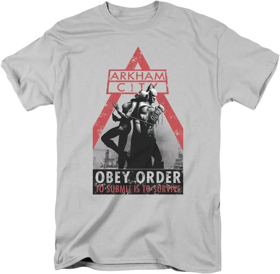 

Футболка мужская Arkham City Bat Fill Trevco