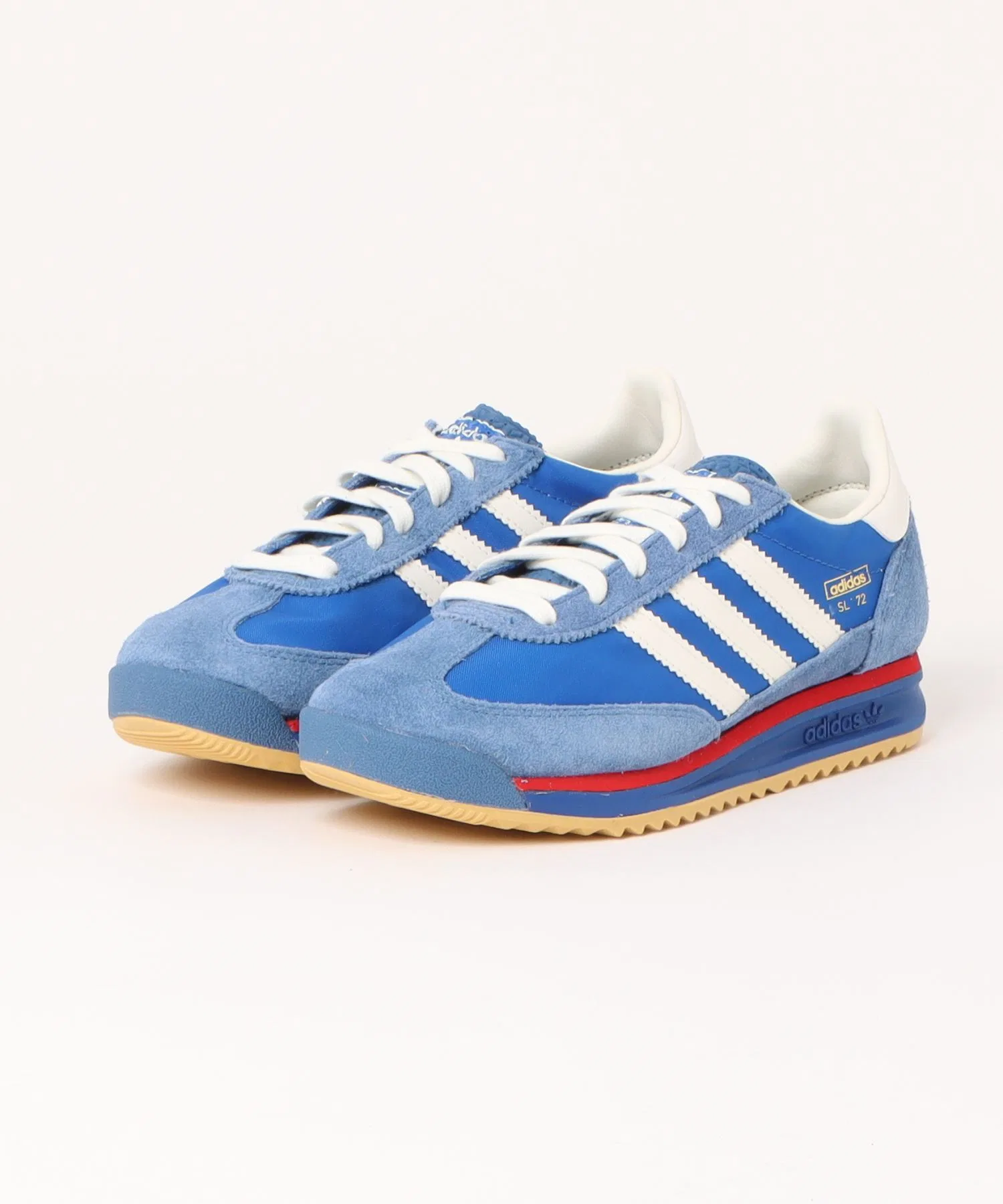 Унисекс кроссовки из натуральной кожи adidas SL 72 RS IG2132 синие — фото 2