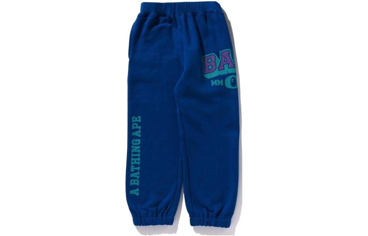 

Детские трикотажные спортивные штаны A Bathing Ape, фиолетовый