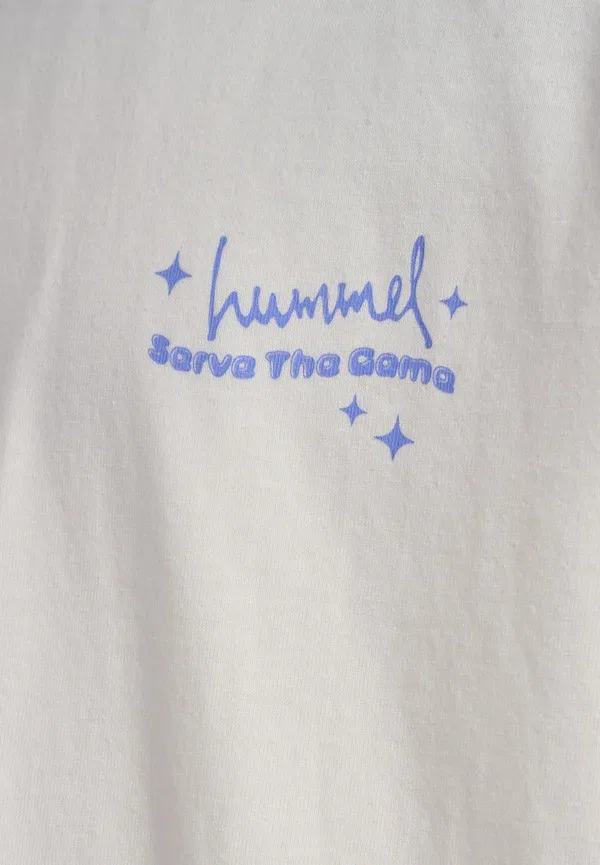 Футболка с коротким рукавом Hummel Hmljr reg graphic t-shirt s/s print t-shirt, цвет зефир — фото 3