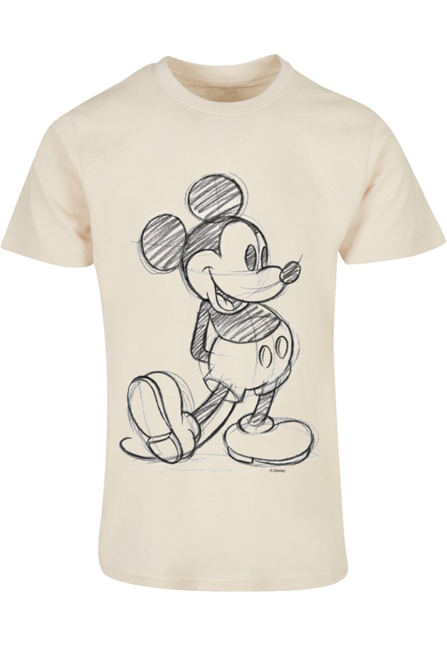 

Классическая футболка ABSOLUTE CULT Shirt Mickey Mouse - Sketch Kick, песочный