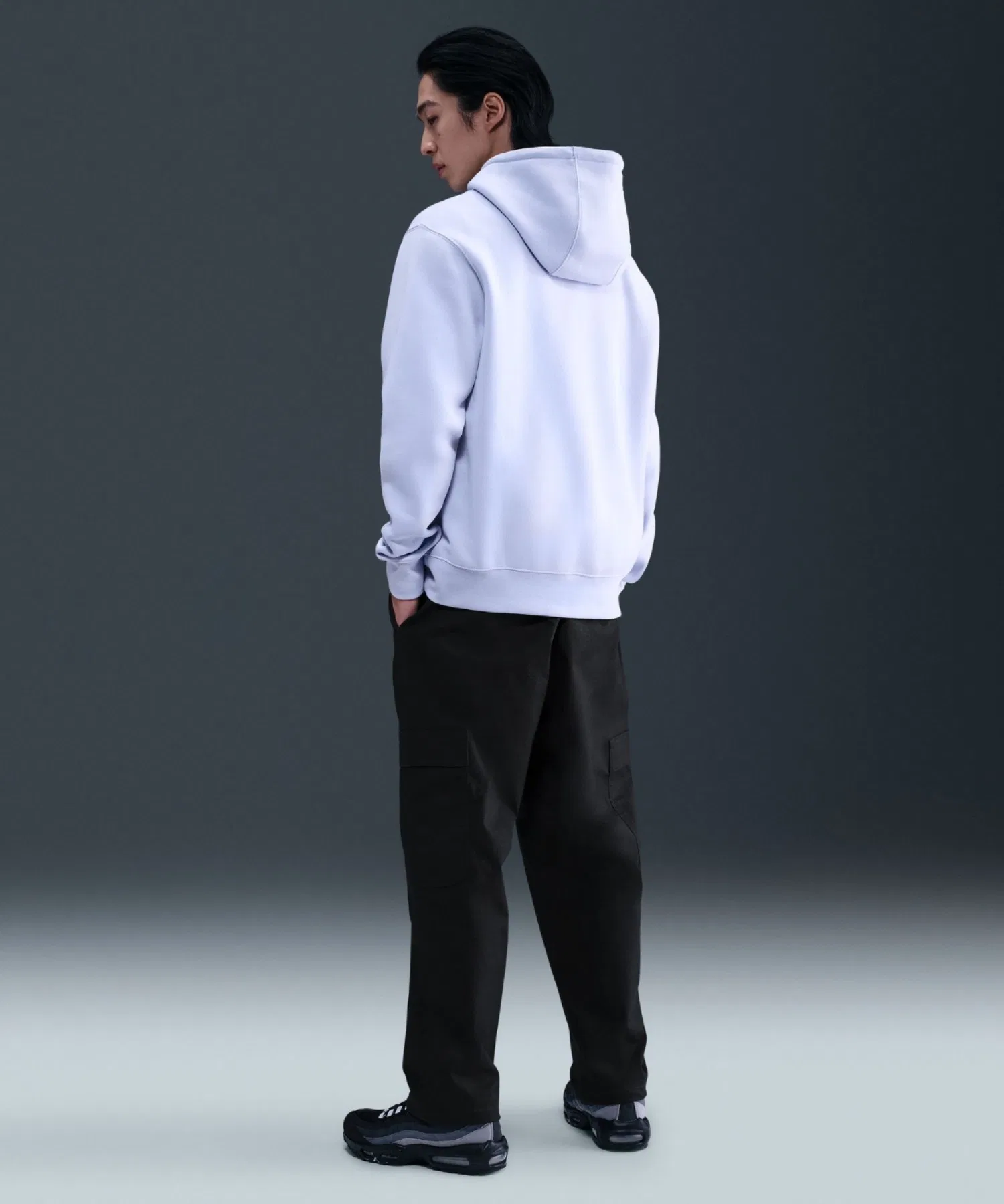 Мужские тканые брюки-карго Nike Sportswear Club HV1434-010, черные. — фото 4