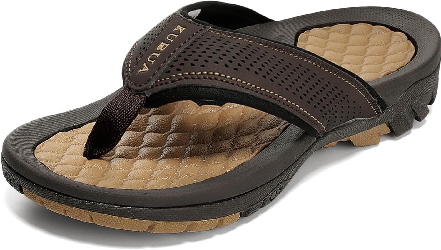 

Мужские пляжные шлепанцы KUBUA, водонепроницаемые сандалии для активного отдыха, темно-коричневый