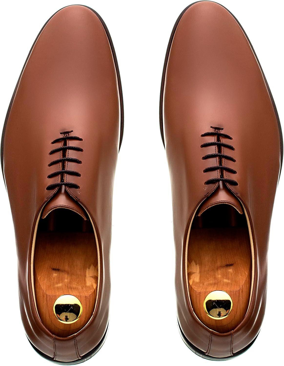 Классические/формальные кожаные туфли ADOLFO TURRION Oxfords Wholecut Madrid, Whiskey Brown — фото 4