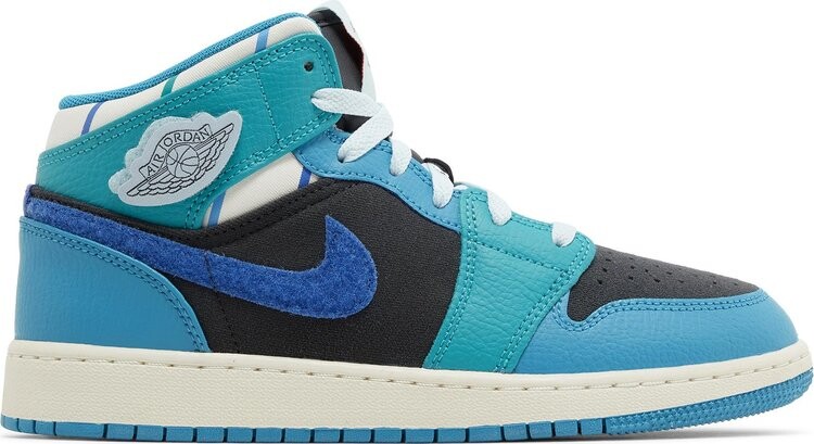 

Кроссовки Air Jordan 1 Mid GS 'Inspired By The Greatest', синий