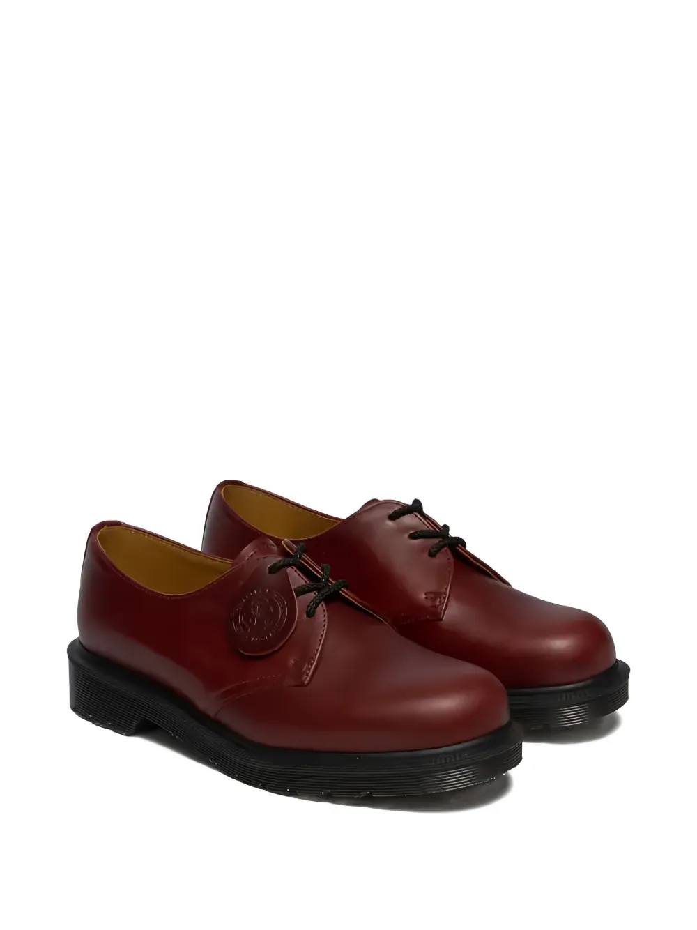 Дерби на шнуровке Dr. Martens, красный — фото 2