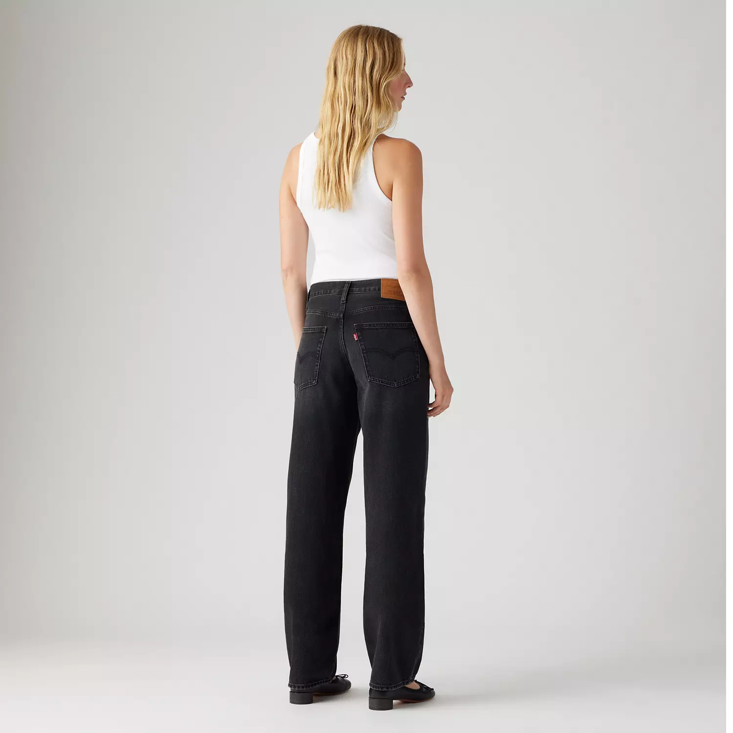Женские джинсы  Levi's Baggy Dad, черный — фото 3