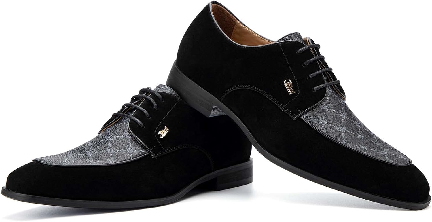 

Мужские оксфорды JITAI Мужские повседневные классические туфли Шнуровка Модные туфли, черный