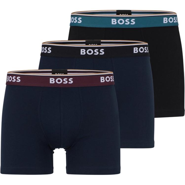 

Трусы мужские, 3 пары HUGO BOSS, 3 Pack (Green+Black+Red)