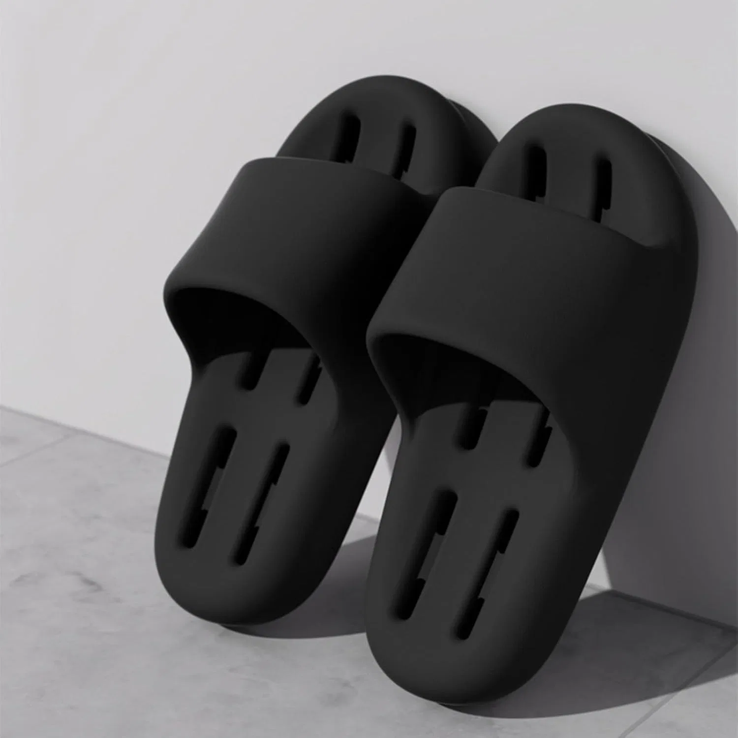 Сандалии для душа быстросохнущие, нескользящие, Black SHOPESSA — фото 2