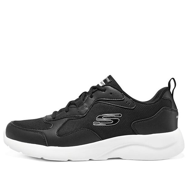 

Кроссовки sport sneakers 'black white' Skechers, черный