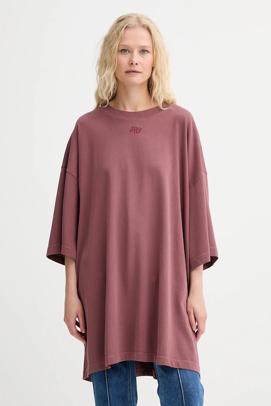 

Хлопковая футболка Lippini Munthe, оранжевый