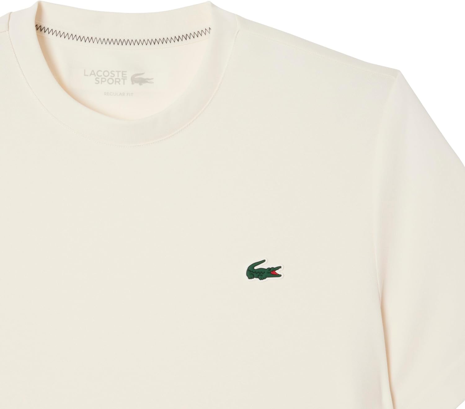 Мужская спортивная теннисная футболка Lacoste Ultra-Dry с принтом, Lapland — фото 2