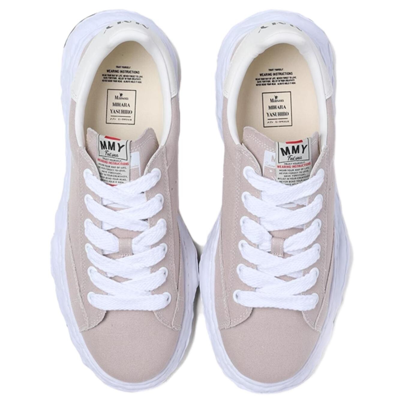 Кроссовки MIHARA YASUHIRO Lifestyle Shoes Unisex Low-top, белый — фото 4