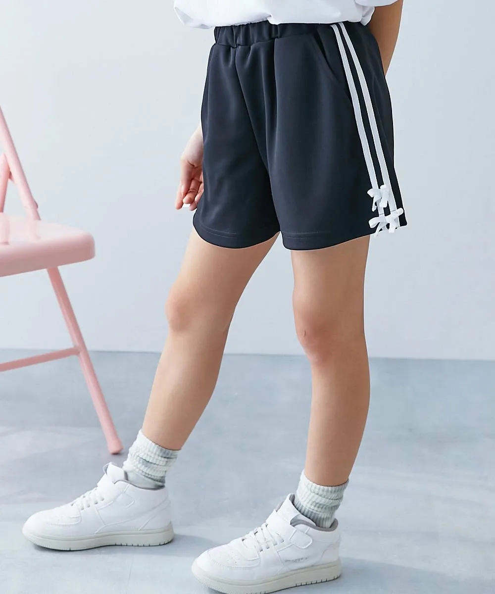 Шорты с боковой лентой, полушорты 25SS Devirock, black