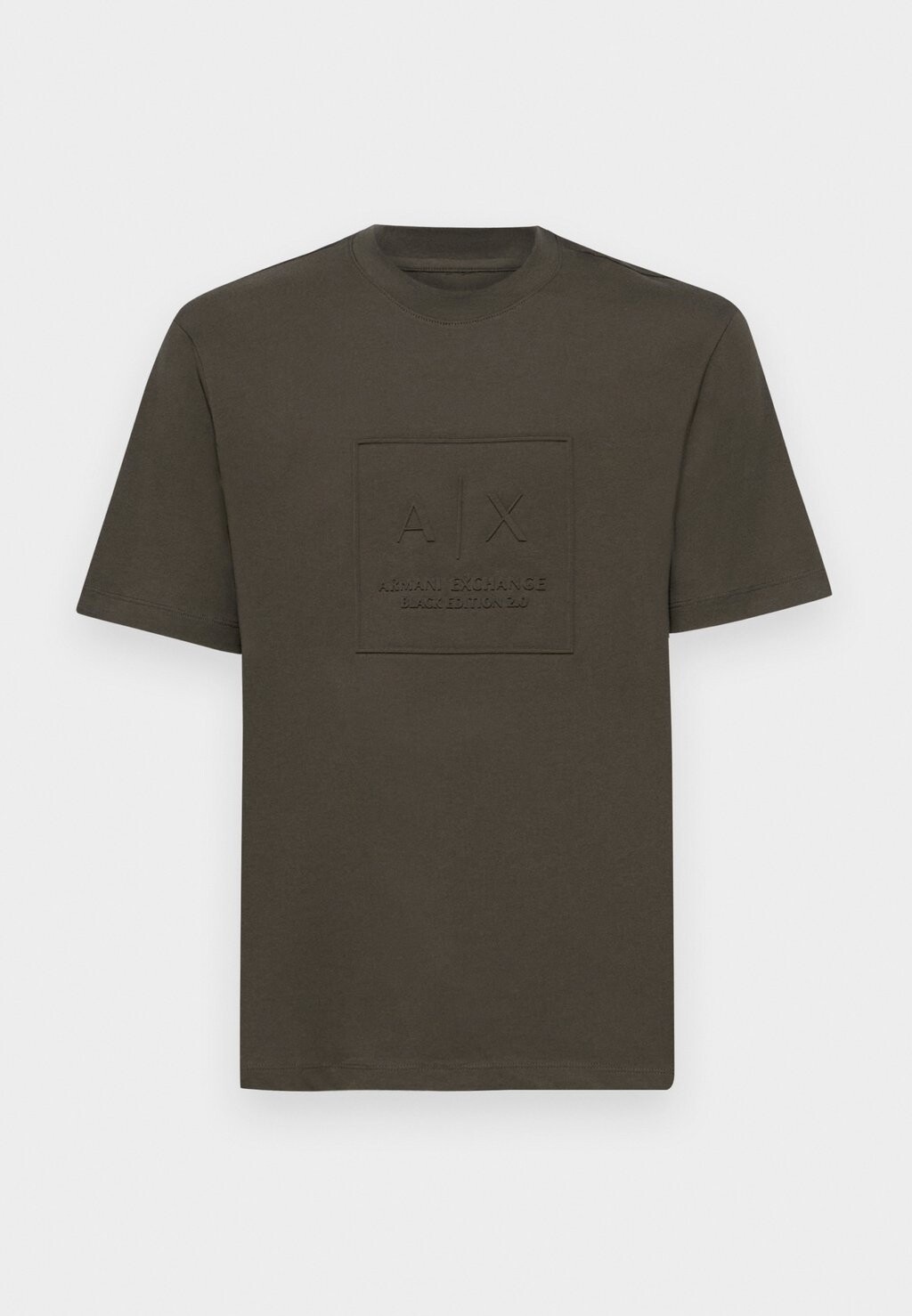

Базовая футболка Armani Exchange, оливково-зеленый