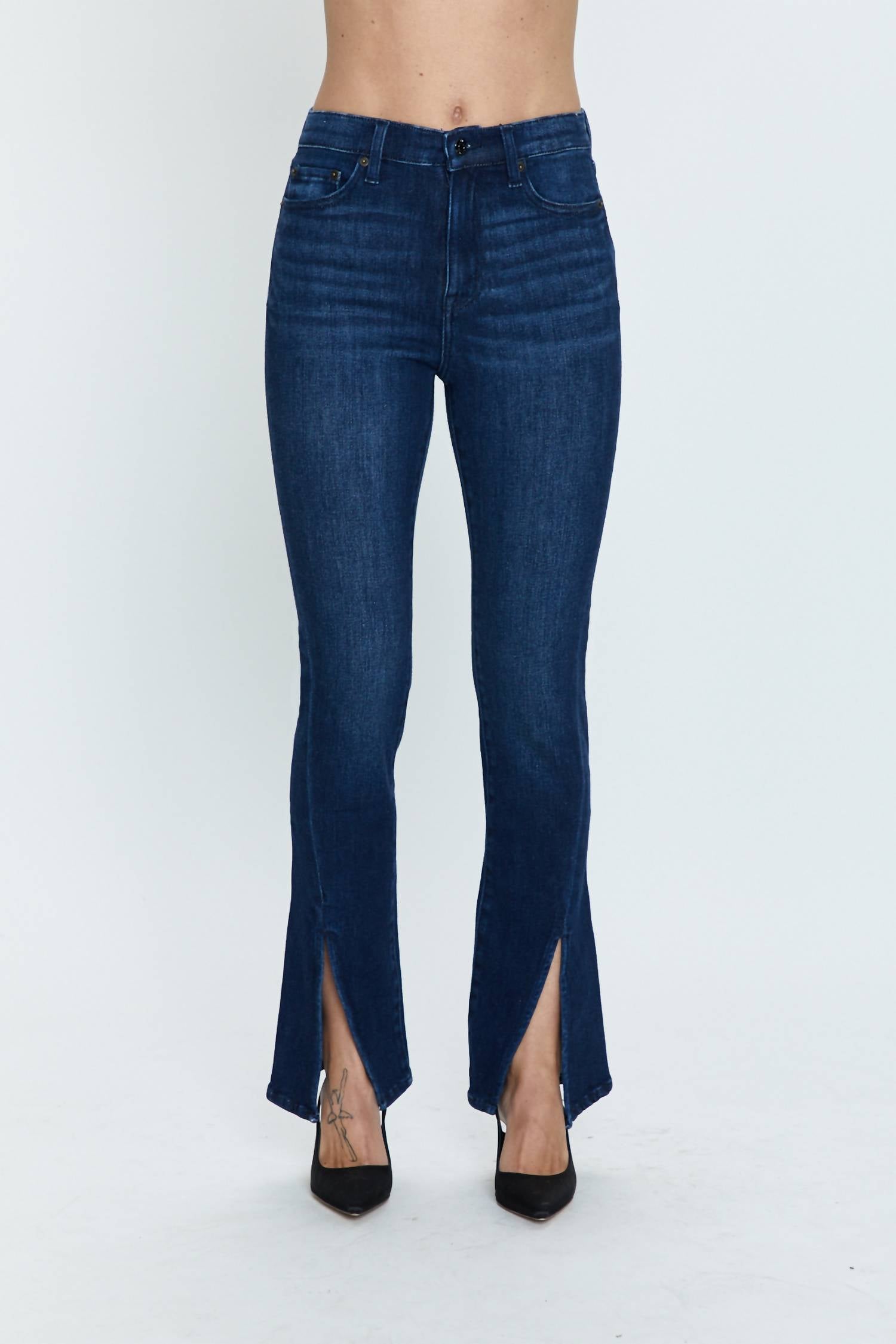 

Джинсы Teagan High Rise Vented Slim Straight в стиле Urban Spree PISTOLA
