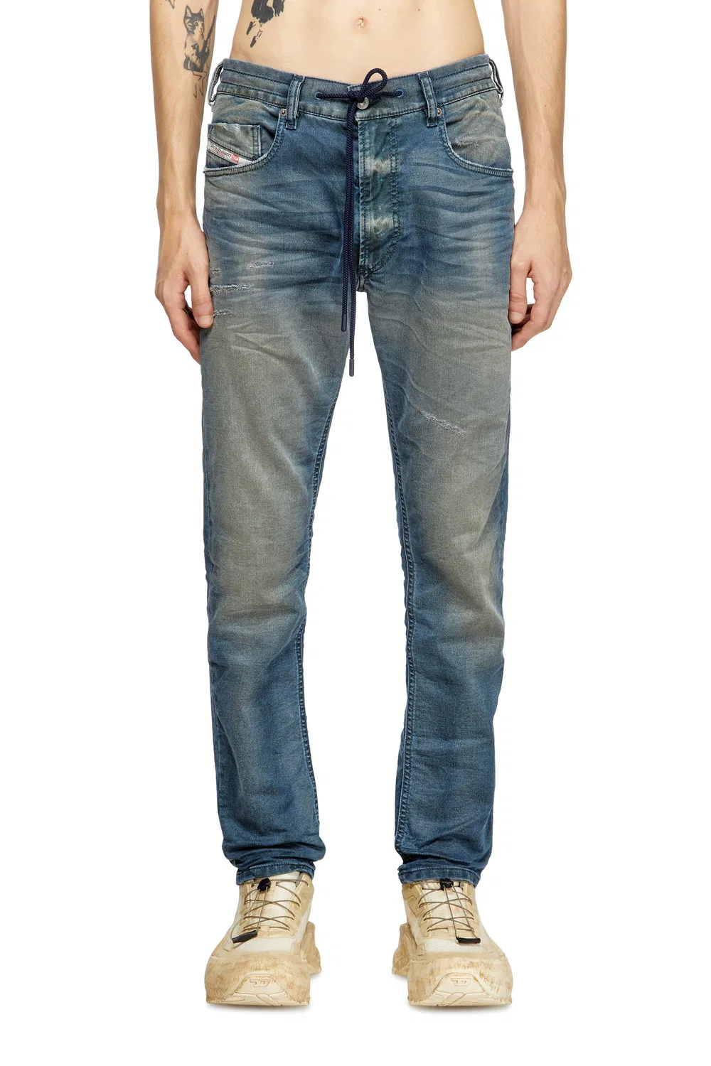 Мужские джинсовые джинсы Jog 2032 D-KROOLEY-B JOGG Diesel, Indigo Blue