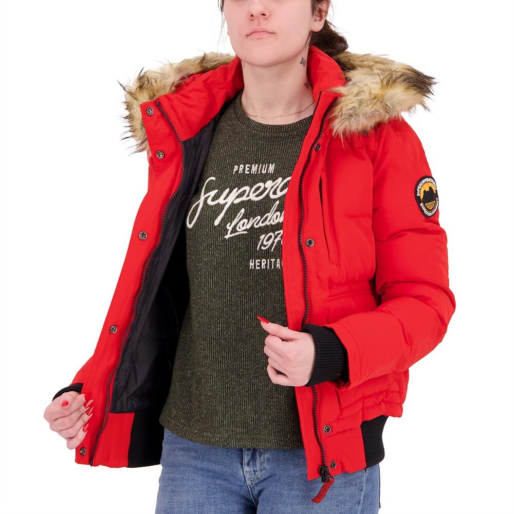 

Куртка Superdry Everest Bomber, красный