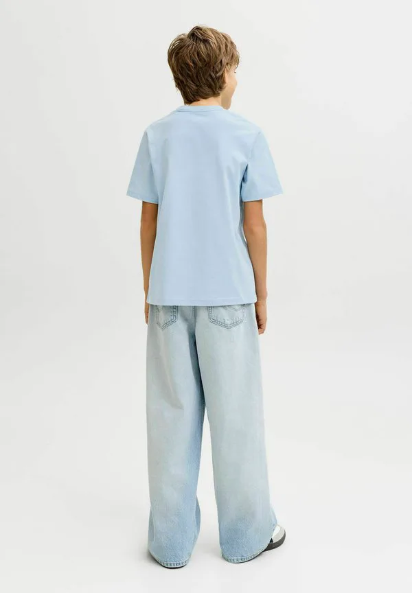Футболка jjesoho с круглым вырезом, базовая футболка noos. Jack & Jones Junior, Celestial Blue — фото 3