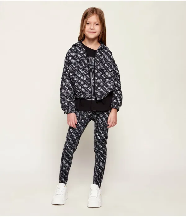 Леггинсы skinny fit Guess, черный — фото 2