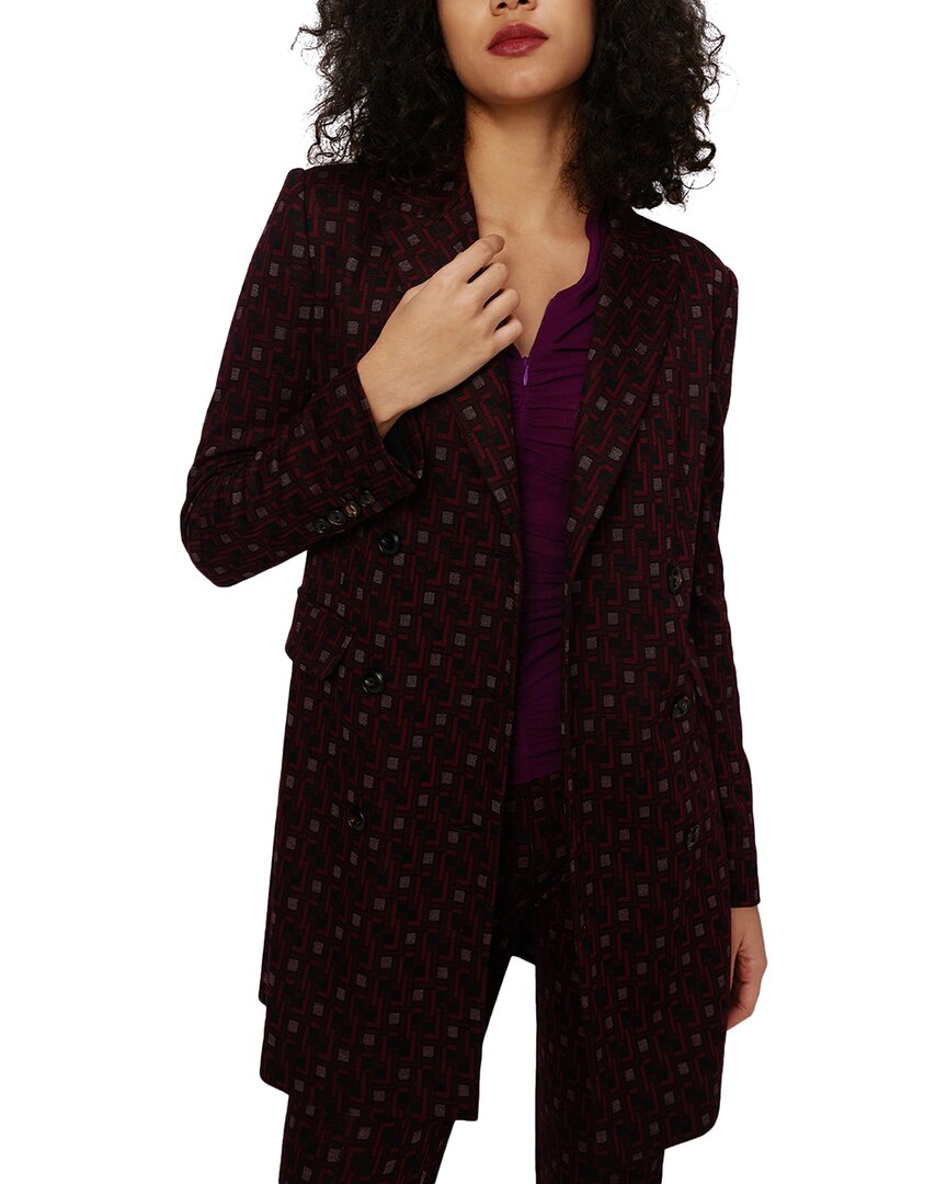 

Диана фон Фюрстенберг Нью Вирджиния шерстяная куртка Diane von Furstenberg, фиолетовый