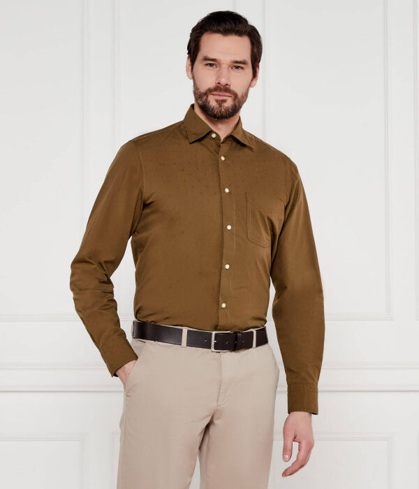 

Рубашка remiton_m Regular fit Boss Orange, хаки
