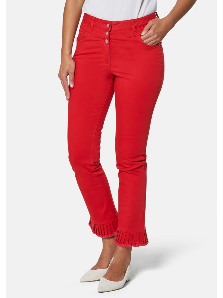 

MADELEINE Джинсы с плиссированным низом цвета шиповника