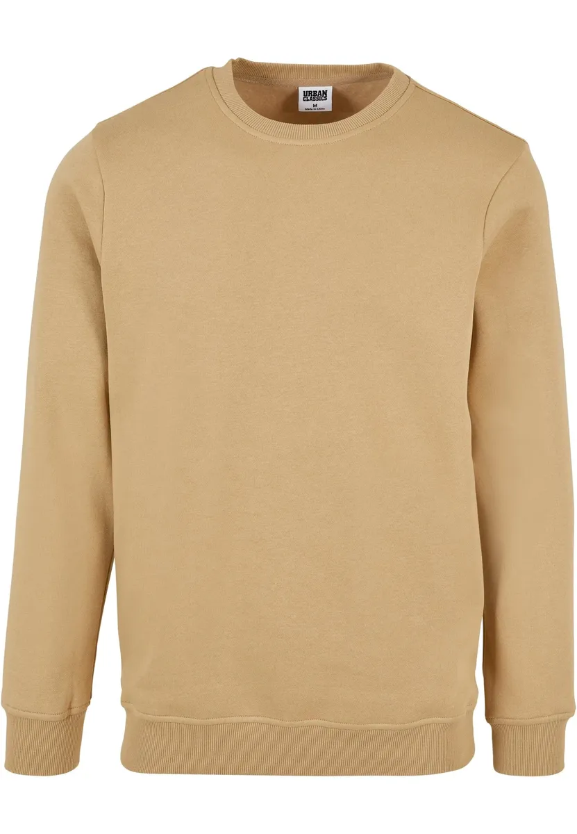 

Свитер с круглым вырезом URBAN CLASSICS " Urban Classics Men's Basic Terry Crew", бежевый