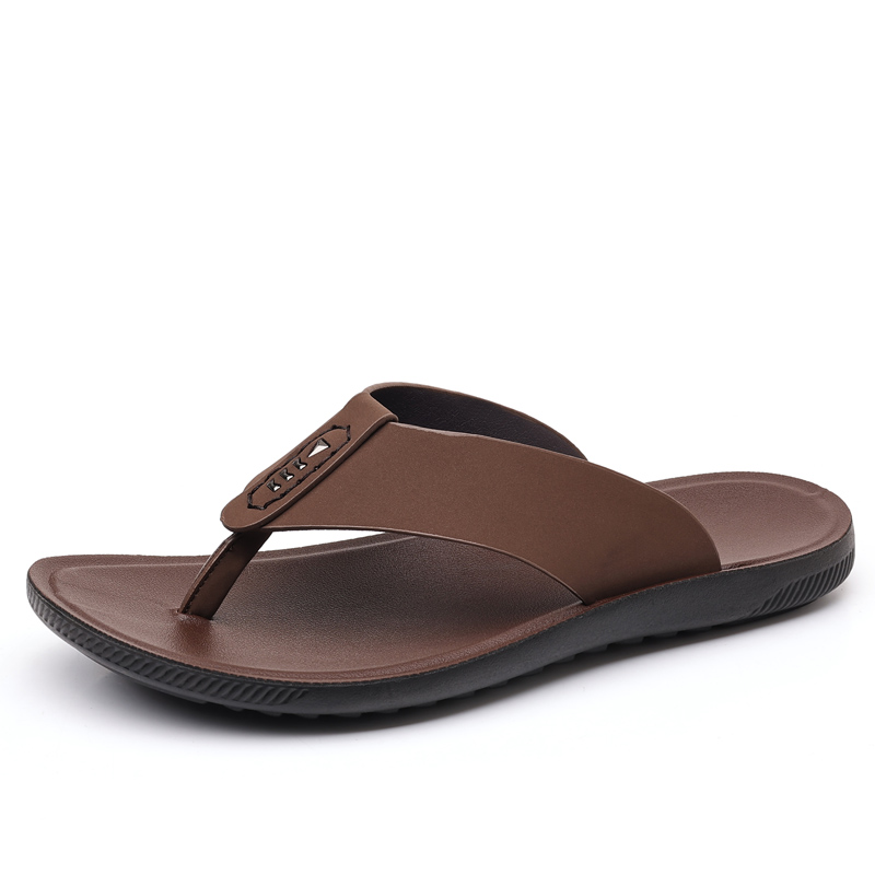 

POPULAR ROUSE PR Мужские шлепанцы коричневые, цвет Brown