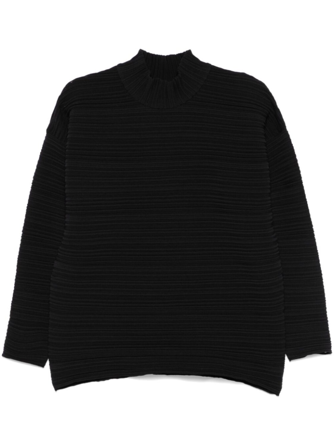 

Свитер в рубчик Pleats Please Issey Miyake, черный