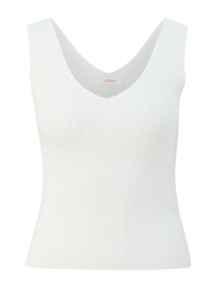 

s.Oliver Вязаный жилет цвета 0210_ecru