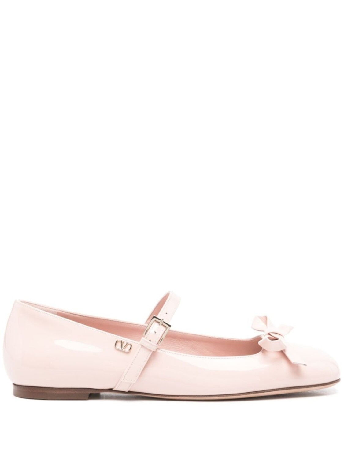 

Valentino Garavani балетки Romance Bow, розовый