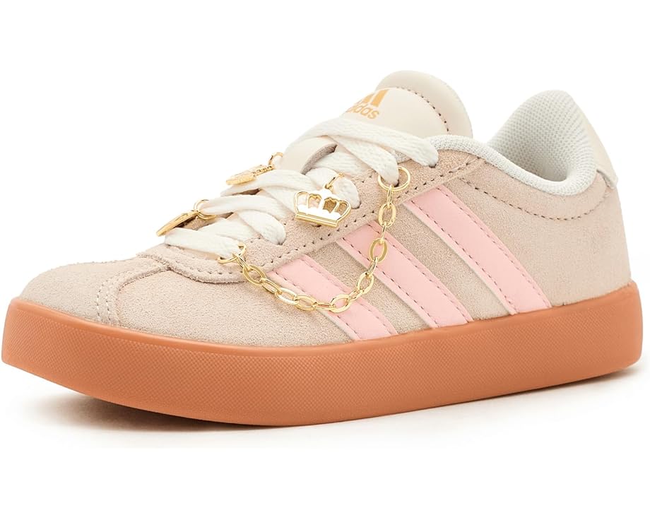 

Унисекс кроссовки Adidas Kids Vl Court 3.0 (Little Kid/Big Kid), Crystal Linen/Blush Pink/Off White