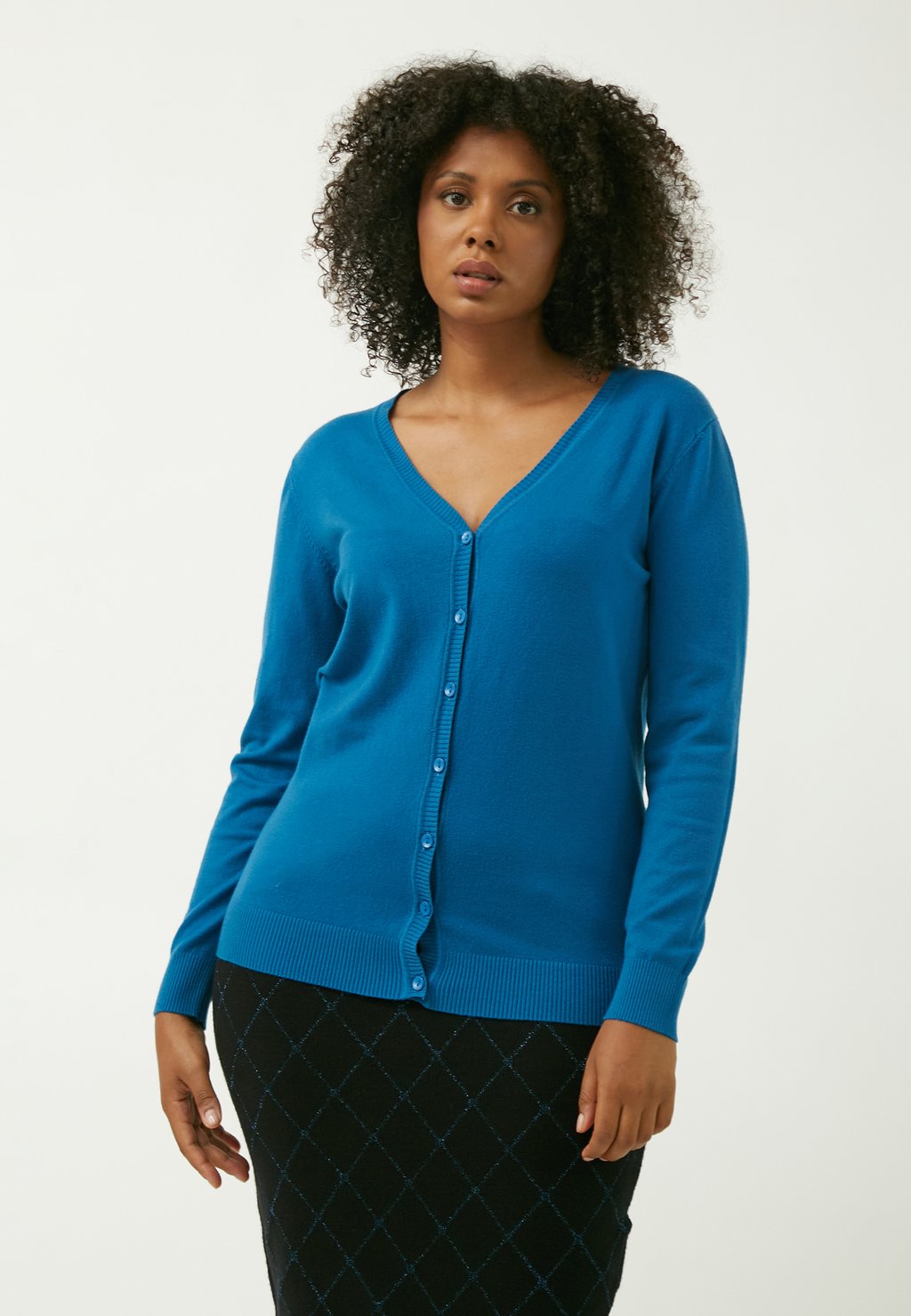 

Кардиган BASIC LINE V-NECK Maison Form'elle, синий