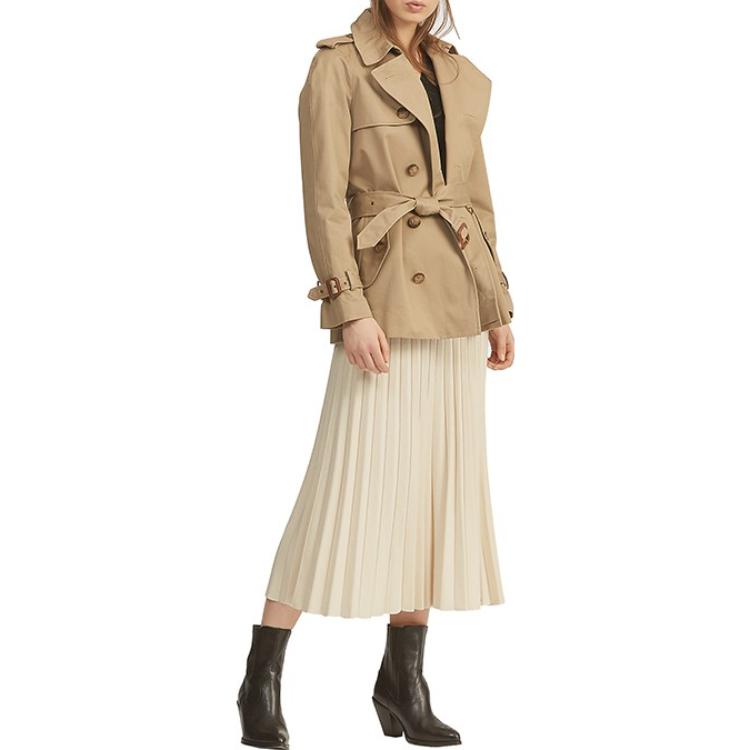 Polo Ralph Lauren Тренч SS22 женский коричневый, Brown — фото 4