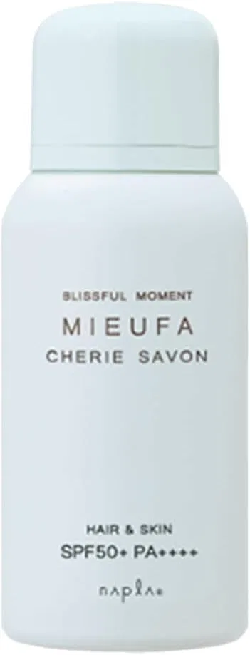 Спрей-санскрин MIEUFA Fragrance UV Spray Sherri Savon SPF 50, 80 г