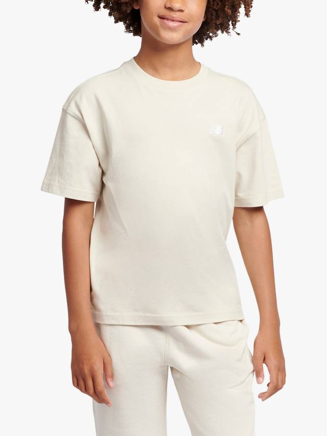 

Футболка для детей с маленьким логотипом New Balance, Linen