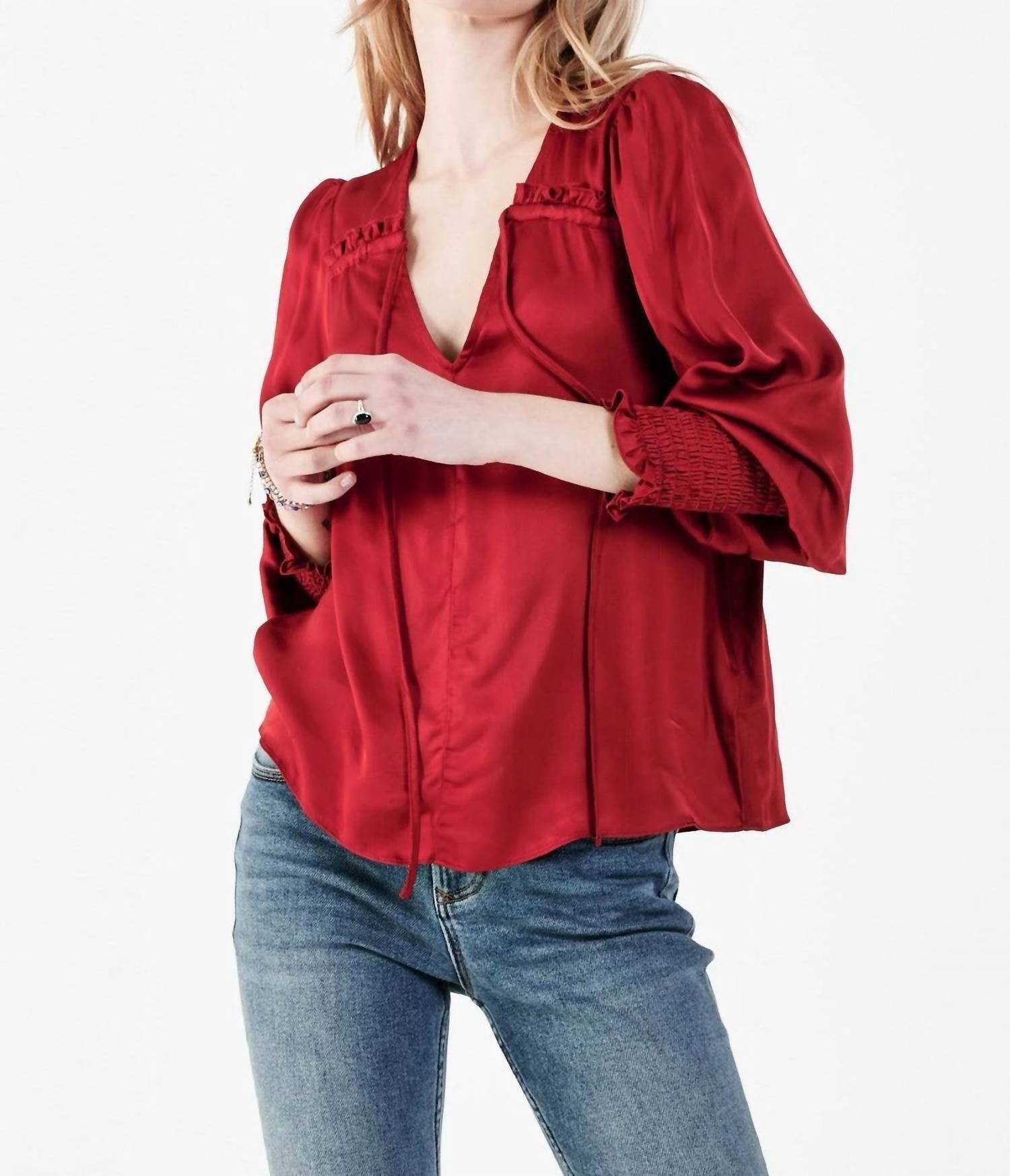 

Топ Amelia Ruched на Барбадосе DEAR JOHN DENIM, цвет barbados