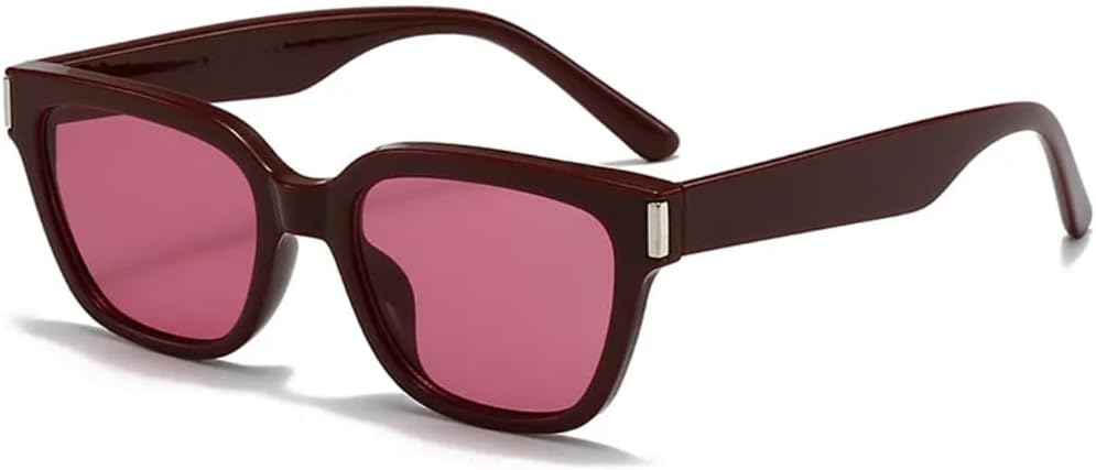 

Солнцезащитные очки с защитой UV400 | «Кошачий глаз» с заклепками, желейного цвета | для женщин и мужчин, для занятий спортом на открытом воздухе и вождения DSVIGF, Red Red