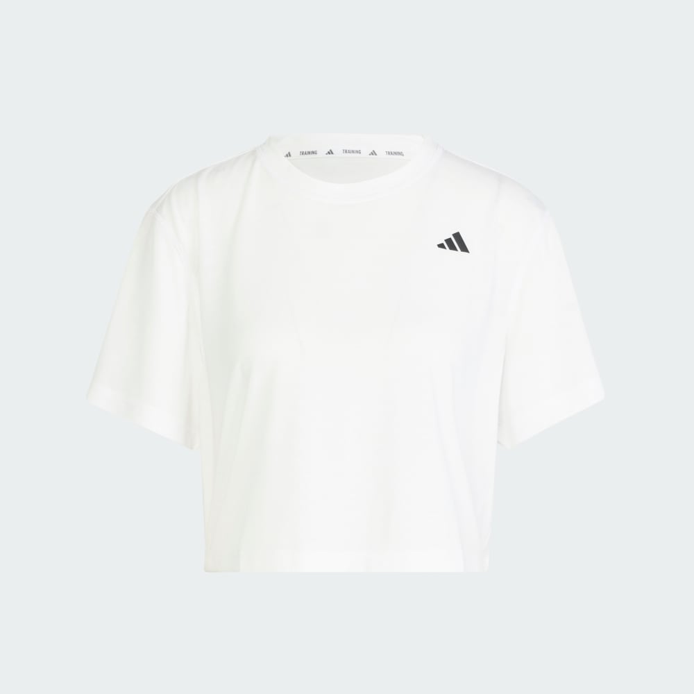 Спортивная футболка Adidas Train Essentials Boxy Workout Tee, белый — фото 4