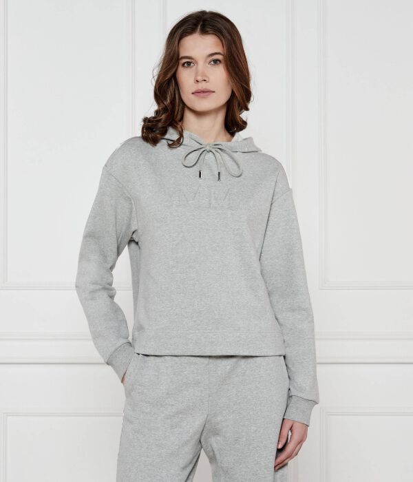 

Толстовка женская Max Mara Leisure однотонная с капюшоном, серый