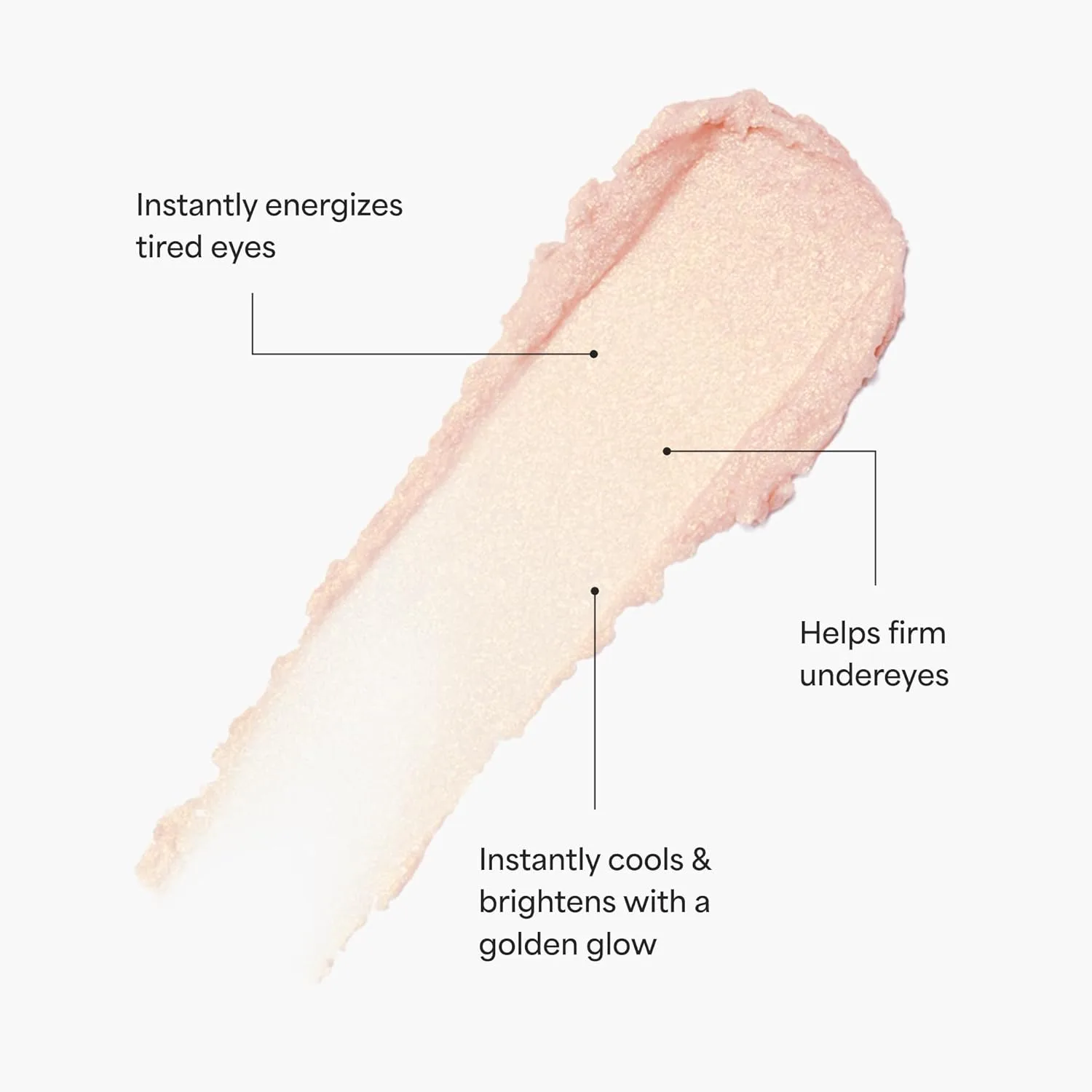 TULA Skin Care Spresso бальзам для кожи вокруг глаз с кофеином, увлажняющий, против темных кругов, 10 г, Cappuccino - Gold Glow — фото 3