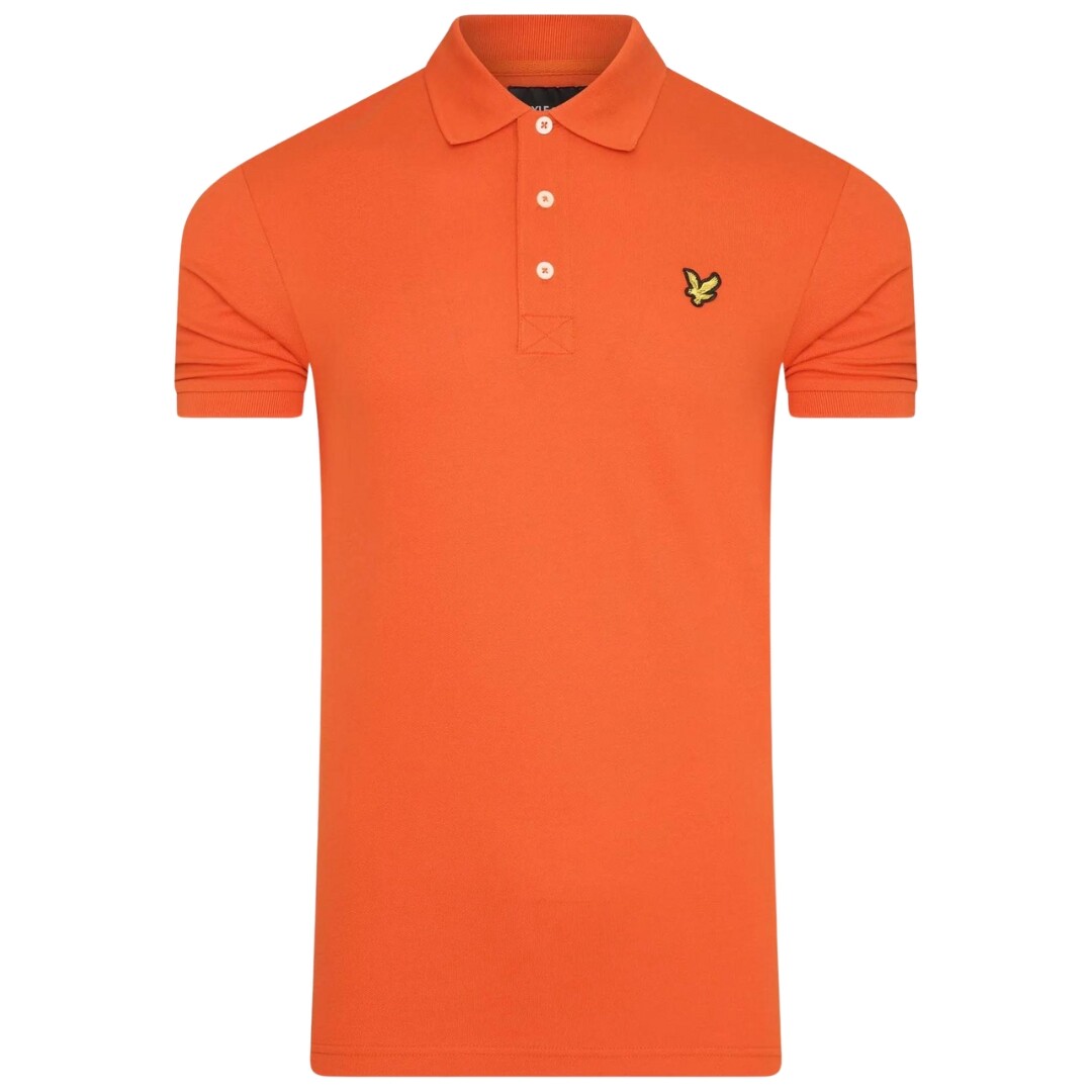 

Однотонная рубашка-поло lyle and scott tangerine tango Lyle & Scott, оранжевый