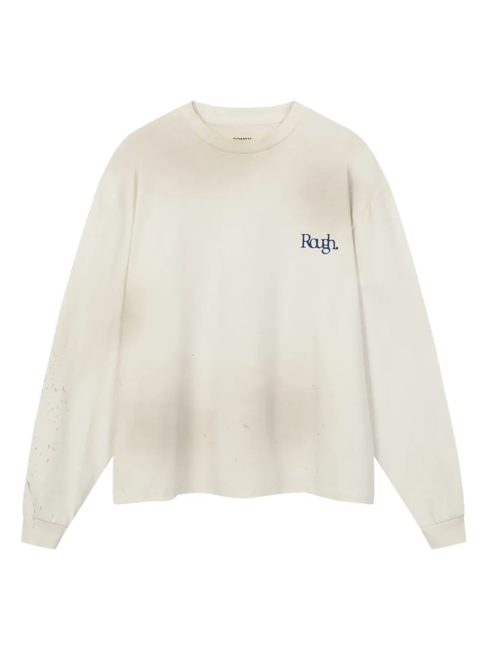 

Лонгслив с логотипом ROUGH., белый