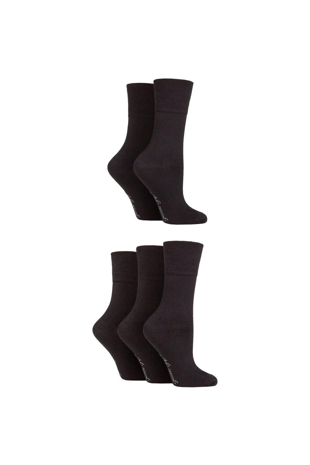 

5 пар простых носков SOCKSHOP Gentle Grip, черный